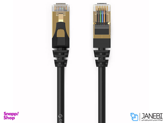 کابل شبکه اوریکو (Orico) مدل CAT7 LAN Cable PUGC7 رنگ مشکی