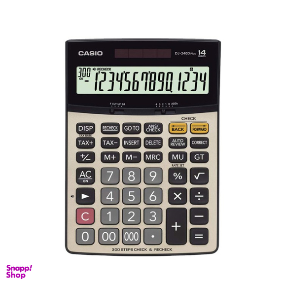 ماشین حساب کاسیو مدل DJ-240D Plus