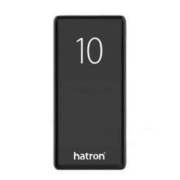 شارژر همراه هترون (Hatron) مدل HPB10000B ظرفیت 10000 میلی‌آمپر‌ساعت