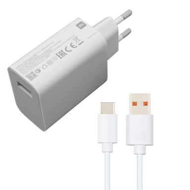 شارژر دیواری شیائومی مدل MDY 11 EZ به همراه کابل تبدیل USB C