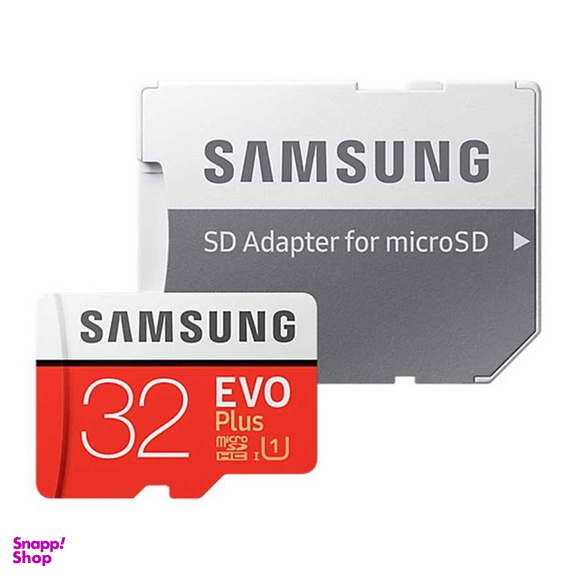 کارت حافظه microSDHC سامسونگ (Samsung) مدل Evo Plus کلاس 10 استاندارد UHS I U1 سرعت 95MBps همراه با آداپتور SD ظرفیت 32 گیگابایت