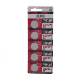 باتری سکه ای مکسل (maxell) مدل CR2025 بسته 5 عددی