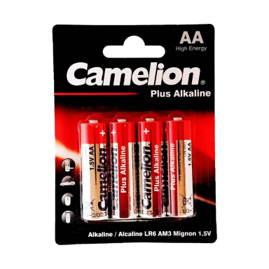 باتری قلمی کملیون (Camelion) مدل Plus Alkaline بسته 4 عددی