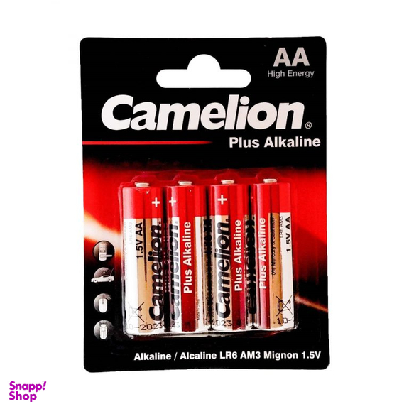 باتری قلمی کملیون (Camelion) مدل Plus Alkaline بسته 4 عددی