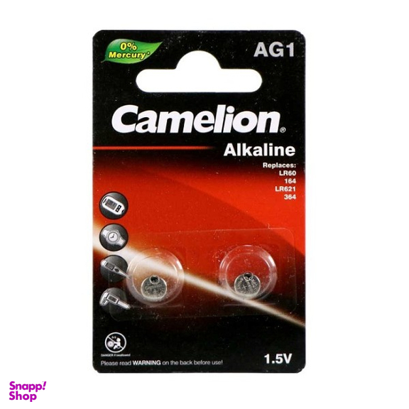 باتری سکه ای کملیون (Camelion) مدل AG1 دو عددی