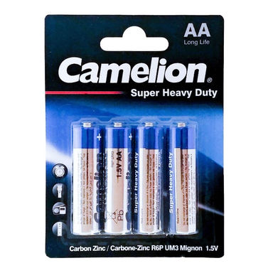 باتری قلمی کملیون مدل Super Heavy Duty بسته 4 عددی