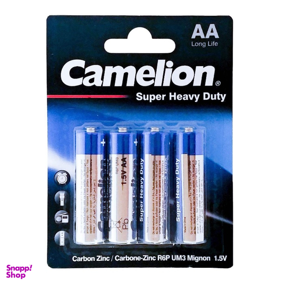 باتری قلمی کملیون مدل Super Heavy Duty بسته 4 عددی