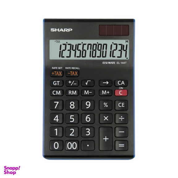 ماشین حساب شارپ مدل EL-144T-BL