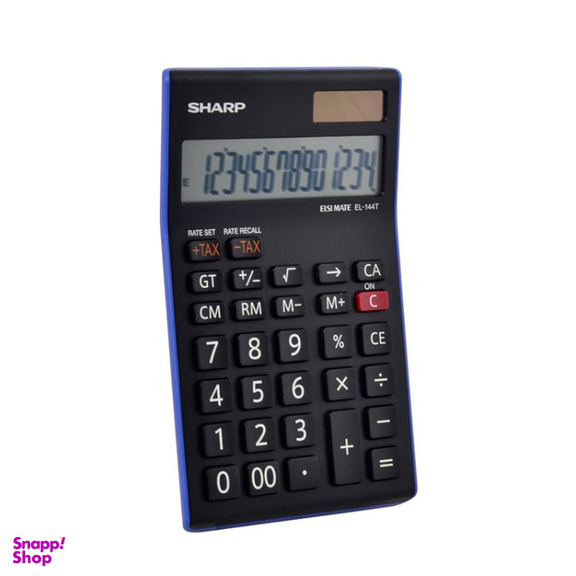 ماشین حساب شارپ مدل EL-144T-BL