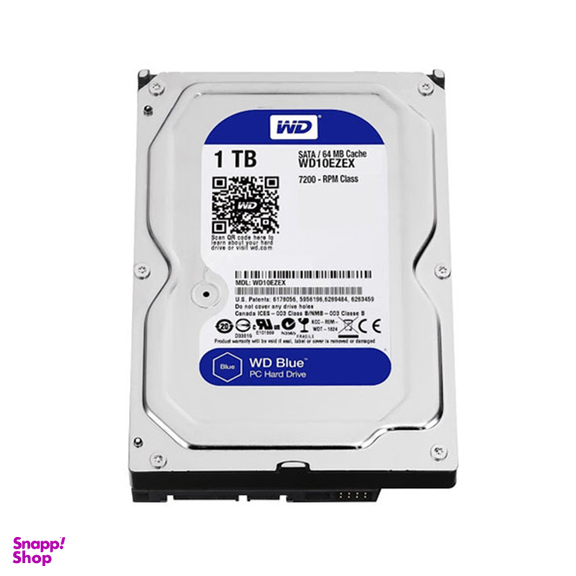 هارد اینترنال وسترن دیجیتال مدل Blue WD10EZEX ظرفیت 1 ترابایت