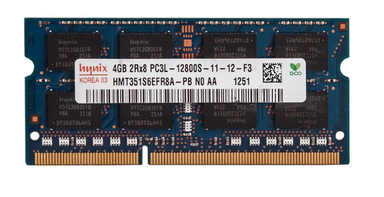رم لپ تاپ هاینیکس (Hynix) مدل DDR3 12800S MHz ظرفیت 4 گیگابایت