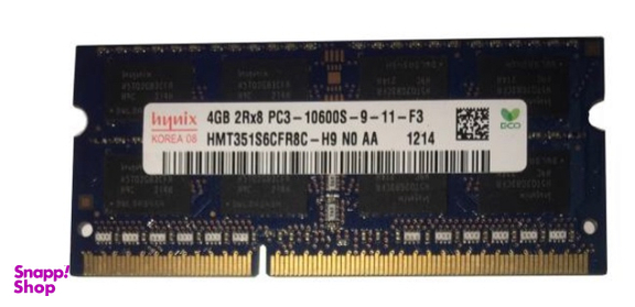 رم لپ تاپ هاینیکس (Hynix) مدل DDR3 10600s MHz ظرفیت 4 گیگابایت