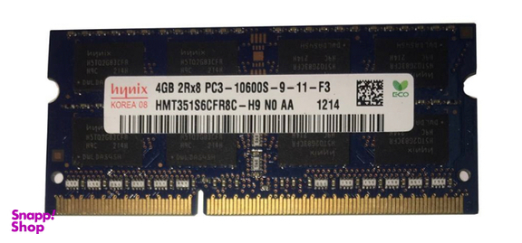 رم لپ تاپ هاینیکس (Hynix) مدل DDR3 10600s MHz ظرفیت 4 گیگابایت