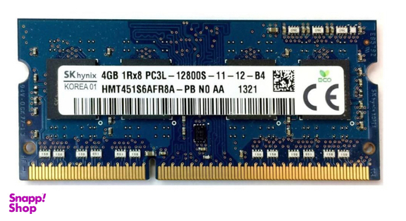 رم لپ تاپ هاینیکس (Hynix) مدل DDR3L 1600MHz ظرفیت 4 گیگابایت