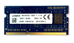 رم لپ تاپ کینگستون (Kingston) مدل 1600 DDR3L PC3L 12800S MHz ظرفیت 4 گیگابایت