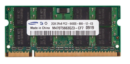 رم لپ تاپ DDR2 تک کاناله 800 مگاهرتز سامسونگ مدل 6400s ظرفیت 2 گیگابایت