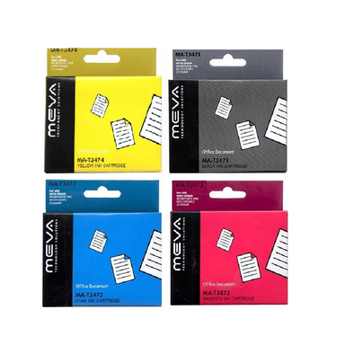 کارتریج 4 رنگ میوا (Meva) مدل T3471-T3472-T3473-T3474