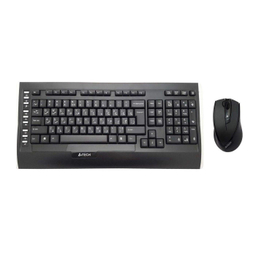 کیبورد و ماوس بی سیم ای فورتک (A4 Tech) مدل 9300F رنگ مشکی