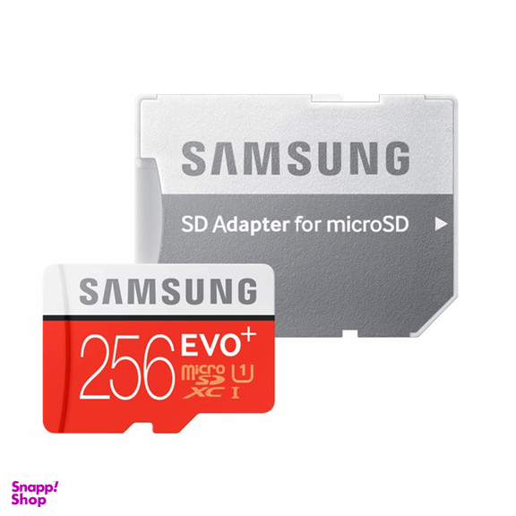 کارت حافظه MicroSDXC سامسونگ (Samsung) مدل Evo Plus کلاس 10 استاندارد UHS-I U1 سرعت 80 MBps ظرفیت 256 گیگابایت