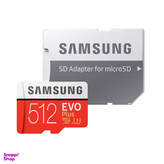 کارت حافظه‌ MicroSDXC سامسونگ (Samsung) مدل Evo Plus کلاس 10 استاندارد UHS-I U1 سرعت 100 MBps ظرفیت 512 گیگابایت