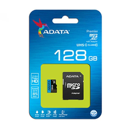 کارت حافظه‌ MicroSDXC ای دیتا مدل Premier کلاس 10 استاندارد UHS-I U1 سرعت 85 MBps ظرفیت 128 گیگابایت رنگ مشکی