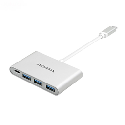 مبدل USB-C به USB 3.0/USB-C ای دیتا (Adata) مدل ACA3HUBAL رنگ نقره ای