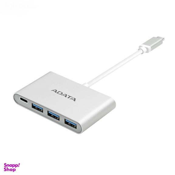 مبدل USB-C به USB 3.0/USB-C ای دیتا (Adata) مدل ACA3HUBAL رنگ نقره ای