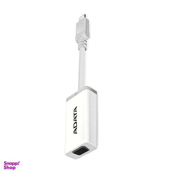 مبدل USB-C به VGA ای دیتا (Adata) مدل ACVGAPL رنگ سفید