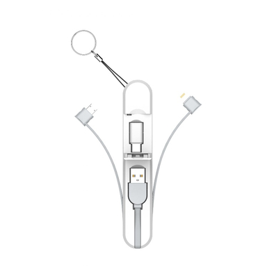 کابل سه سر (میکرو-لایتنینگ-تایپ سی) LDNIO LC130