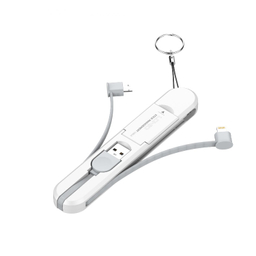 کابل سه سر (میکرو-لایتنینگ-تایپ سی) LDNIO LC130