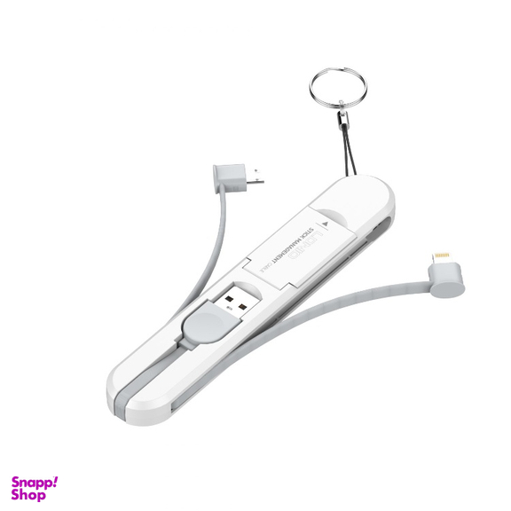 کابل سه سر (میکرو-لایتنینگ-تایپ سی) LDNIO LC130