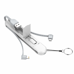 کابل سه سر (میکرو-لایتنینگ-تایپ سی) LDNIO LC130