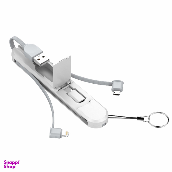 کابل سه سر (میکرو-لایتنینگ-تایپ سی) LDNIO LC130