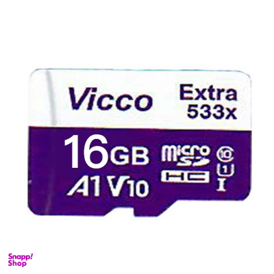 کارت حافظه ویکومن ظرفیت 16 گیگ مدل Extra 533X کلاس 10 سرعت 80
