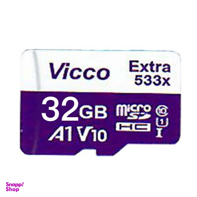 کارت حافظه ویکومن ظرفیت 32 گیگ مدل Extra 533X کلاس 10 سرعت 80