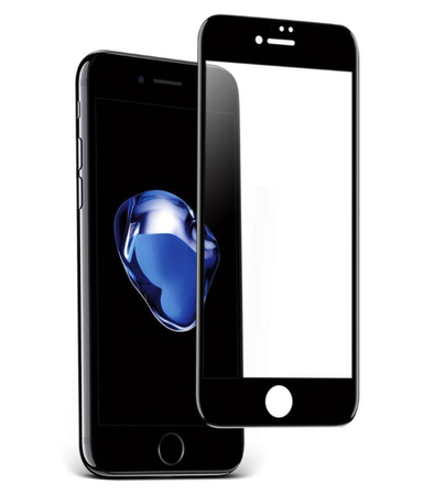 گلس تمام چسب مناسب آیفون 7 و 8 رنگ مشکی