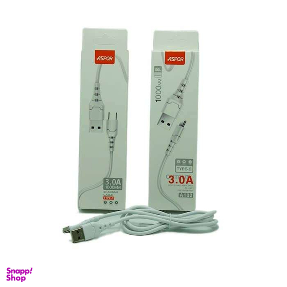کابل شارژ type_c آسپور مدل A102 طول ۱ متر