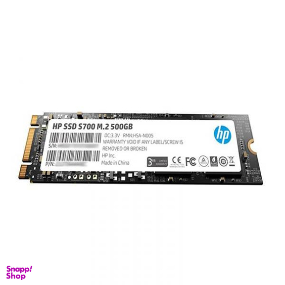 SSD اینترنال اچ پی (HP) مدل S700 M.2 ظرفیت 500 گیگابایت