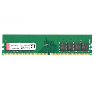 رم دسکتاپ DDR4 تک کاناله کینگستون (Kingston) فرکانس 2400 مگاهرتز ظرفیت 4 گیگابایت