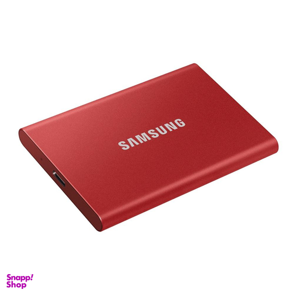 SSD اکسترنال سامسونگ (Samsung) مدل T7 ظرفیت 500 گیگابایت رنگ قرمز