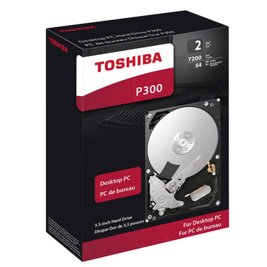 هارد دیسک اینترنال توشیبا (Toshiba) مدل P300 HDWD120 ظرفیت 2 ترابایت