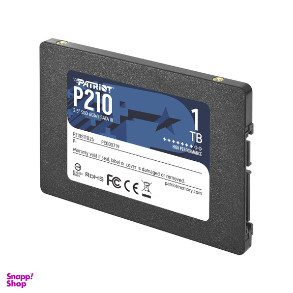 SSD اینترنال پتریوت (Patriot) مدل P210 ظرفیت 1 ترابایت