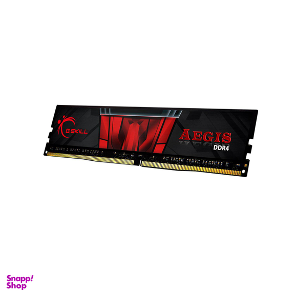 رم دسکتاپ DDR4 تک کاناله جی اسکیل (G Skill) مدل Aegis فرکانس 3200 مگاهرتز CL16 ظرفیت 8 گیگابایت