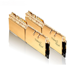 رم دسکتاپ DDR4 دو کاناله جی اسکیل (G Skill) مدل Trident Z Royal Gold فرکانس 3200 مگاهرتز CL16 ظرفیت 32 گیگابایت