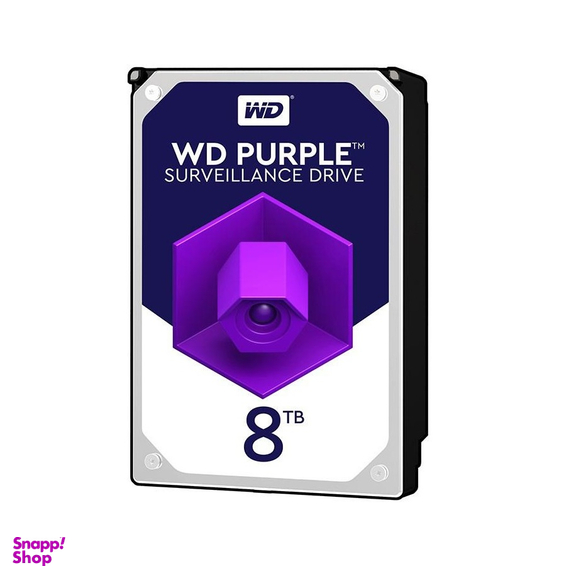 هارد دیسک اینترنال وسترن دیجیتال (Western Digital) مدل Purple WD80PURZ ظرفیت 8 ترابایت