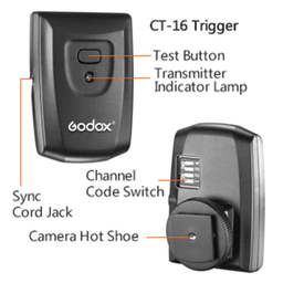 رادیو تریگر گودوکس (Godox) مدل CT16