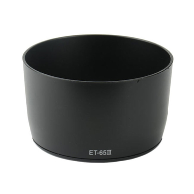 هود لنز مدل canon ET-65III مناسب لنز با سایز 85 میلی متر f/1.8