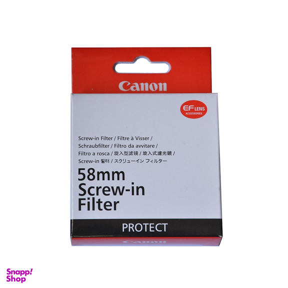 فیلتر عکاسی مدل UV Screw-in Filter Canon سایز 58 میلی متر
