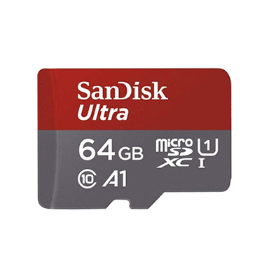 کارت حافظه MicroSDXC سن دیسک (San Disk) مدل ultra A1 و UHS-I 120MB/sظرفیت 64 گیگابایت