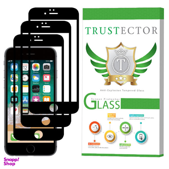 محافظ صفحه نمایش تراستکتور (Trustector) 3D مدل TSP مناسب گوشی اپل iPhone 7 Plus بسته 3 عددی
